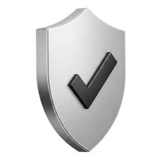 3D checkmark icon on the Rendovault how it works page