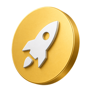 3D icon of a candlestick trading chart on the Rendovault how-it-works page