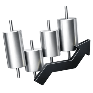 3D icon of a candlestick trading chart on the Rendovault about page
